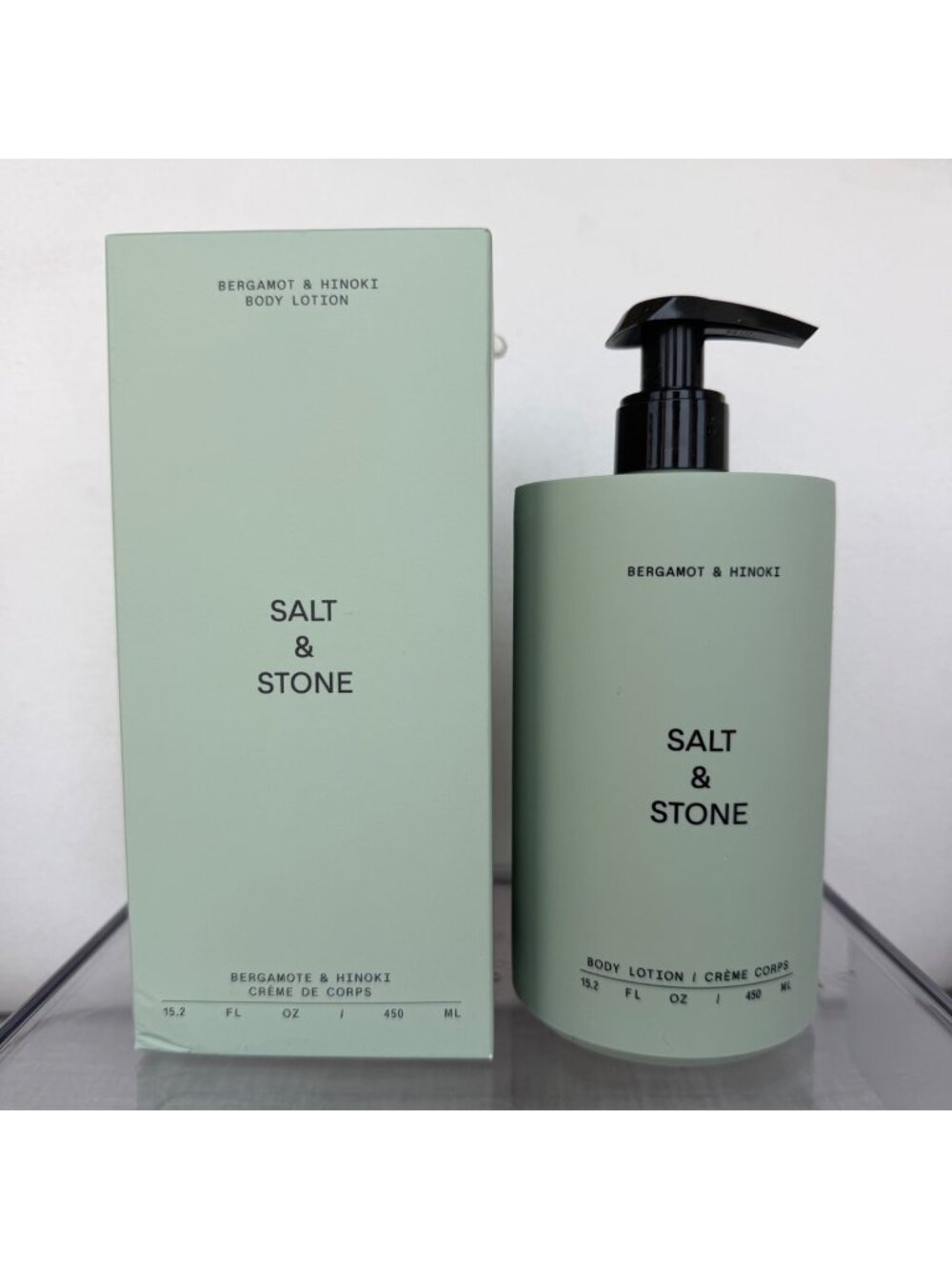 NEW SALT & STONE BERGAMOT & HINOKI BODY LOTION 450ML 15.2FL OZ